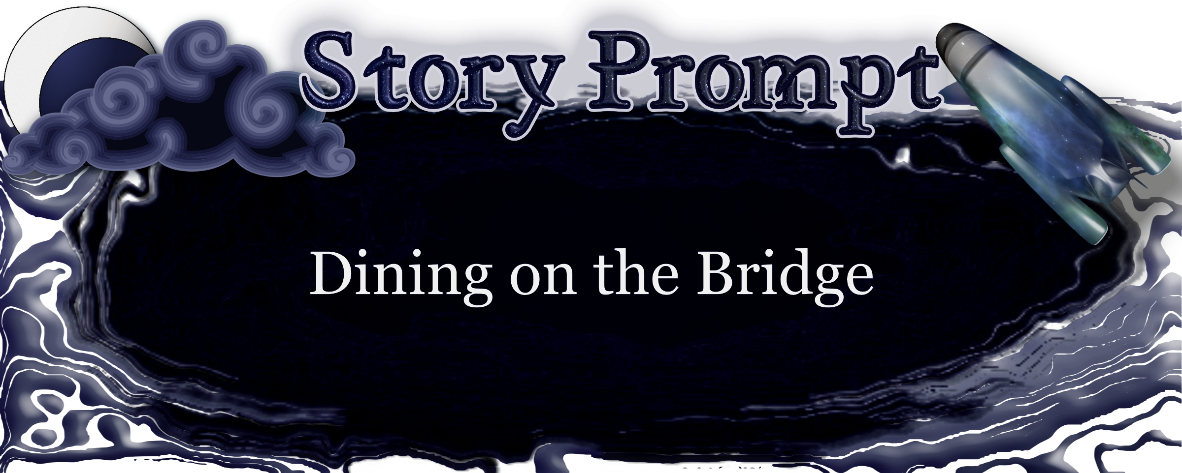 Author Jenna Eatough's Flash Fiction Story from writing prompt: Dining on the Bridge