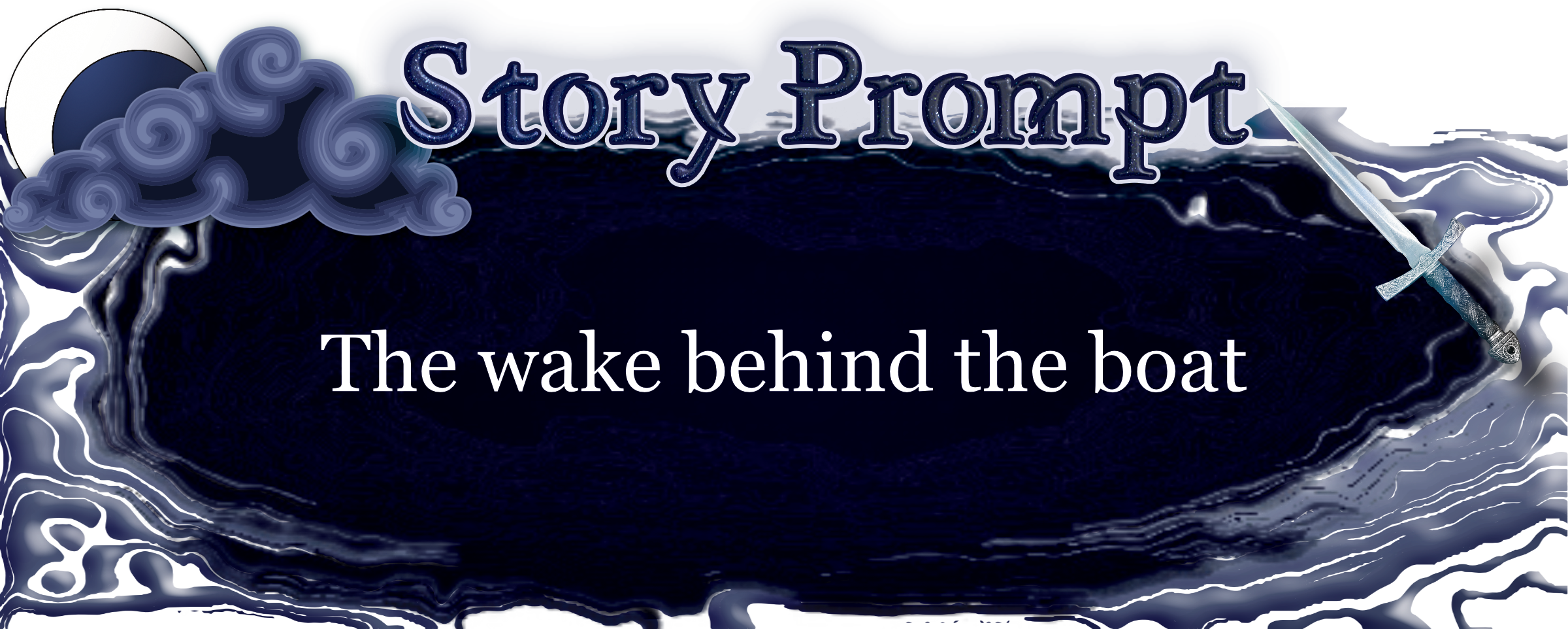 Author Jenna Eatough's Flash Fiction Story from writing prompt: The wake behind the boat