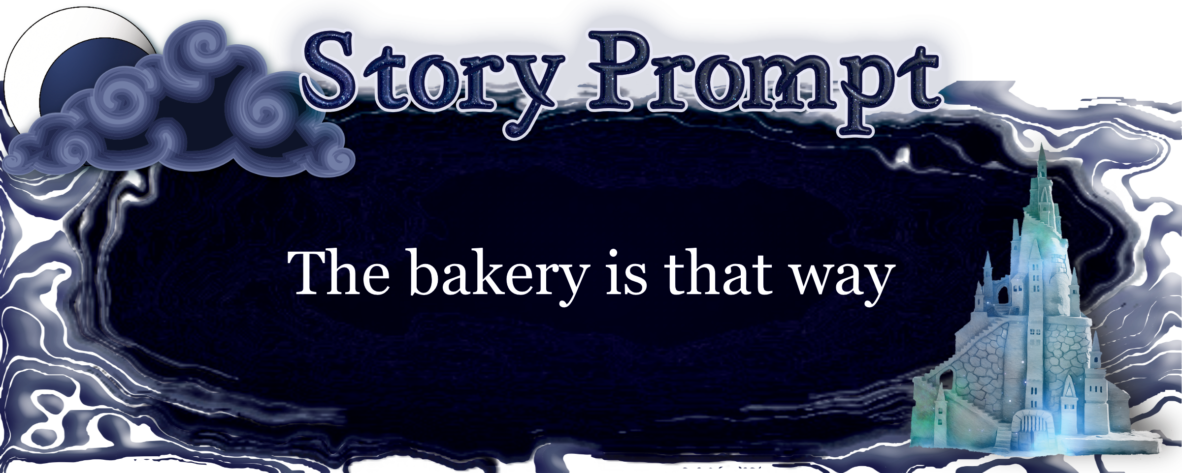 Author Jenna Eatough's Flash Fiction Story from writing prompt: The bakery is that way