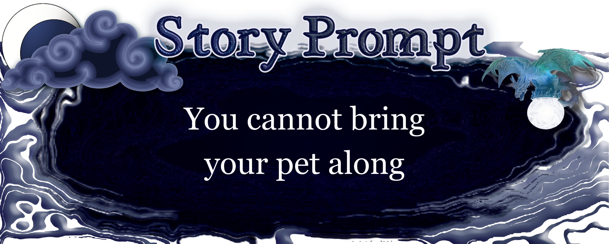 Author Jenna Eatough's Flash Fiction Story from writing prompt: You cannot bring your pet along