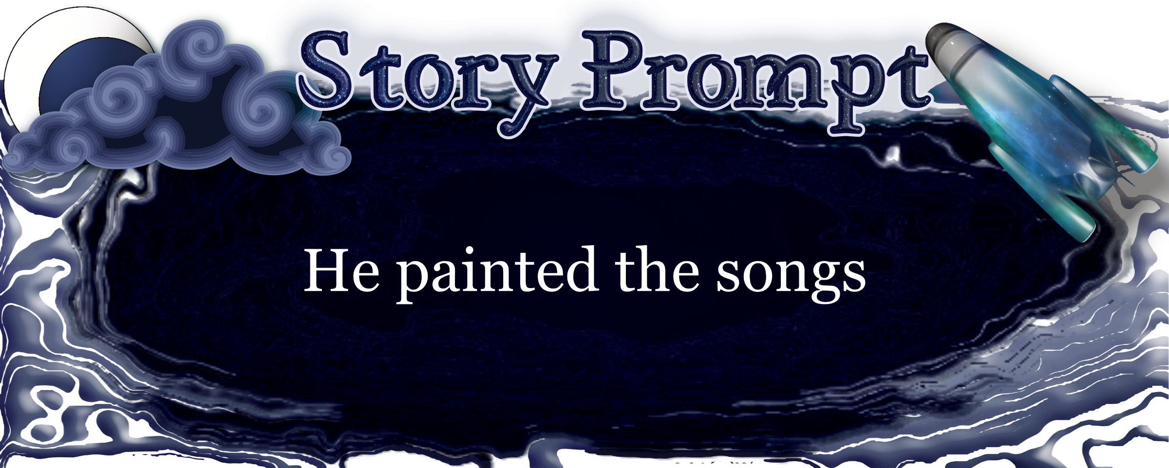 Author Jenna Eatough's Flash Fiction Story from writing prompt: He painted the songs