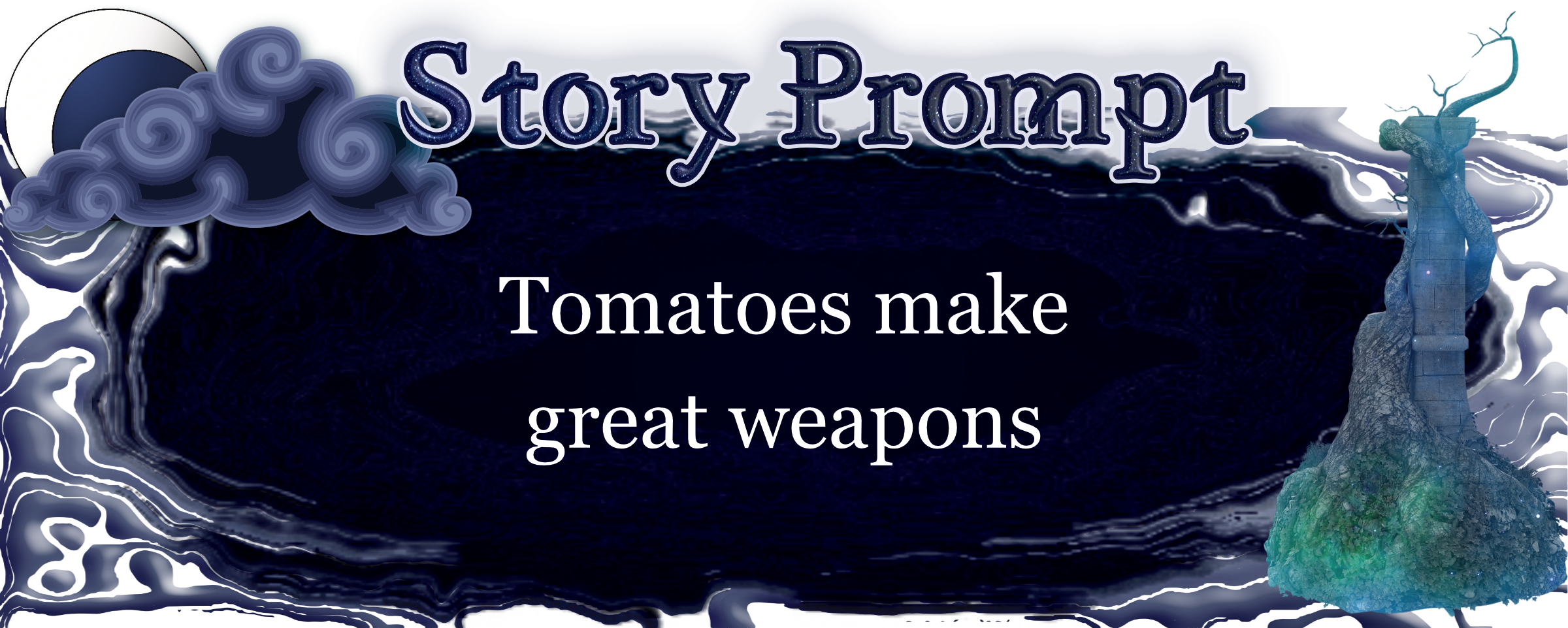 Author Jenna Eatough's Flash Fiction Story from writing prompt: Tomatoes make great weapons