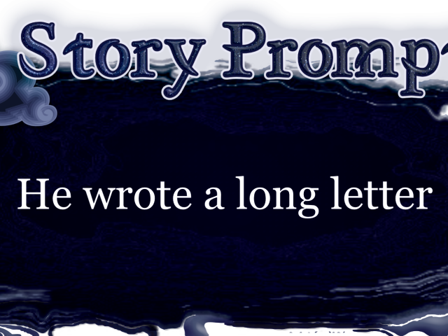 Author Jenna Eatough's Flash Fiction Story from writing prompt: He wrote a long letter